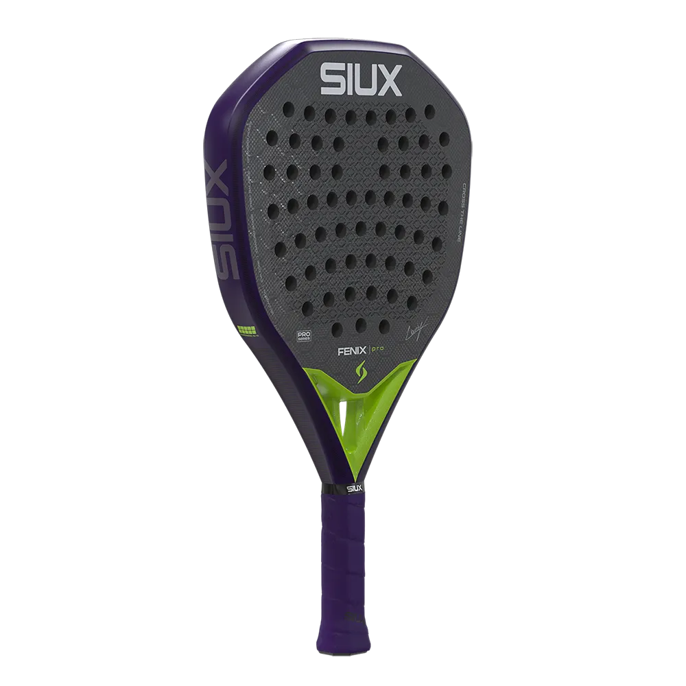 SIUX Fenix Pro 2026 Glow Purple Padel Racket image 4