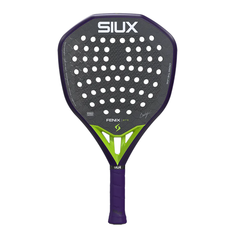 SIUX Fenix Pro 2026 Glow Purple Padel Racket image 1