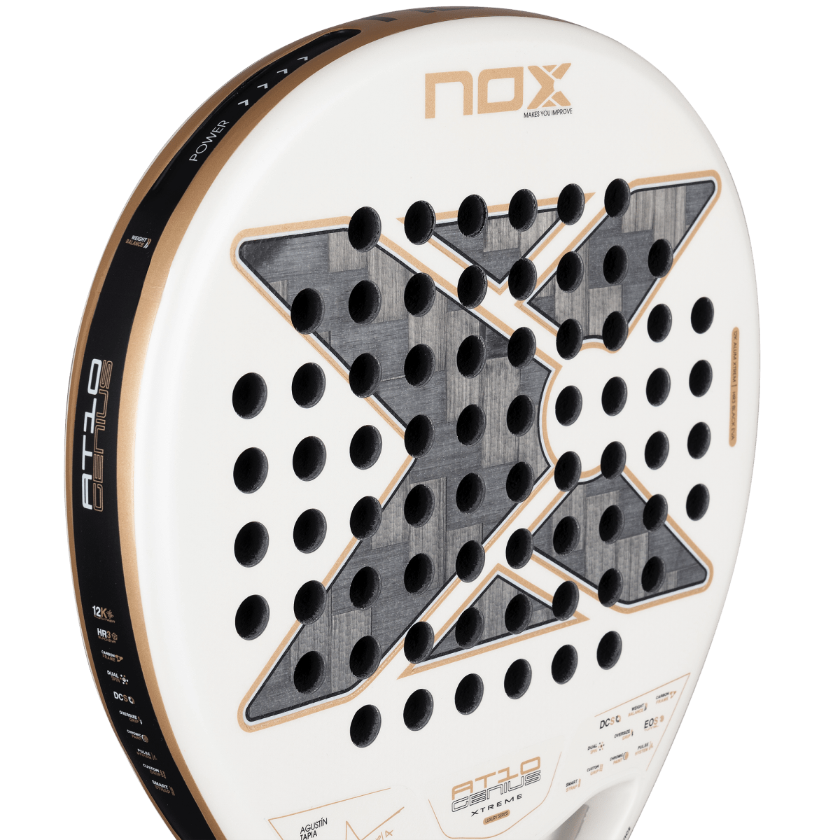 NOX AT10 Luxury Genius 12K Alum XTREME Padel Racket image 7