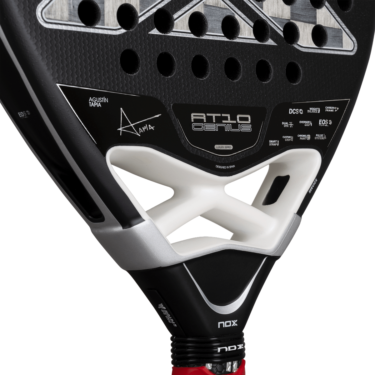 NOX AT10 Luxury Genius ATTACK 18K Alum 2026 Padel Racket image 6
