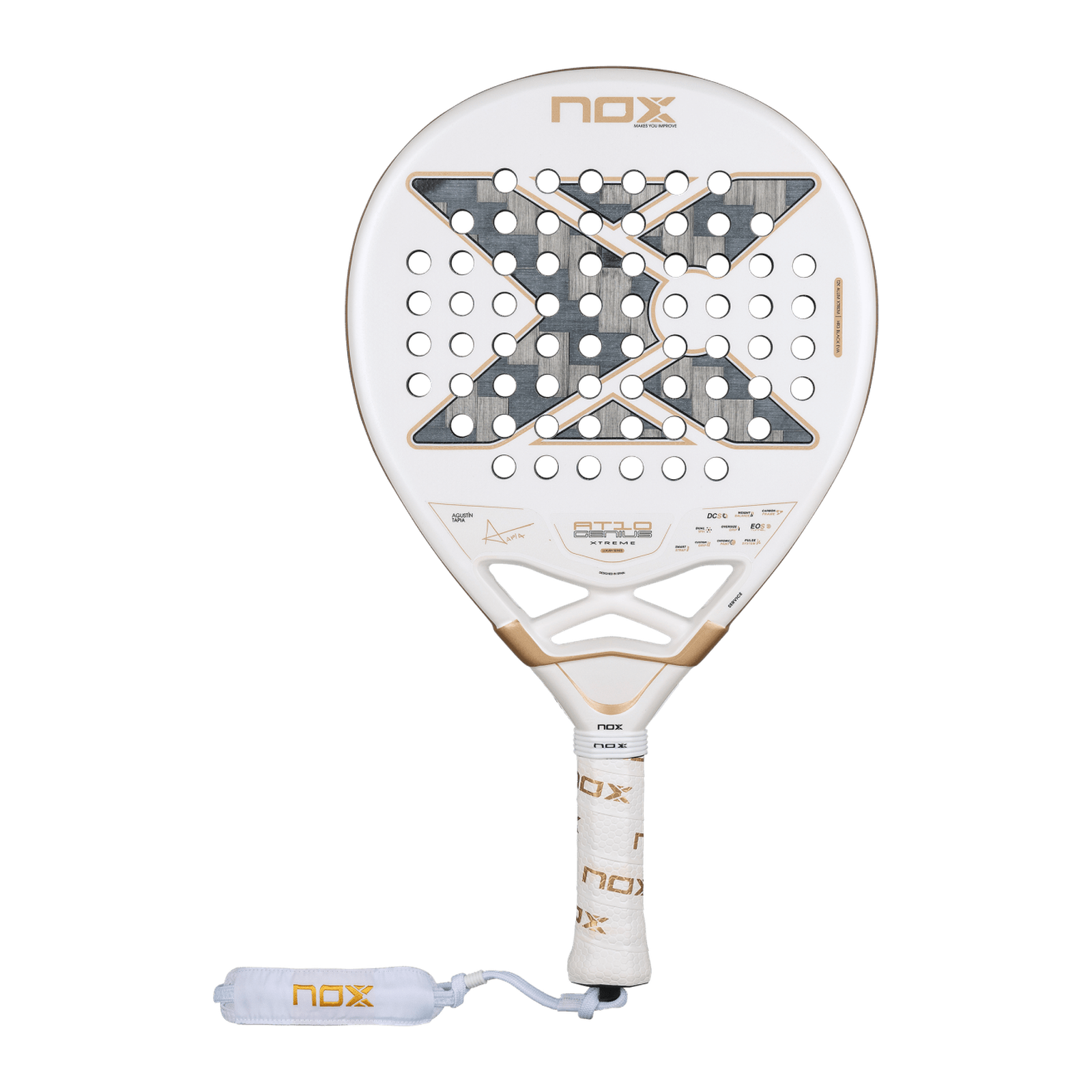 NOX AT10 Luxury Genius 12K Alum XTREME Padel Racket image 1