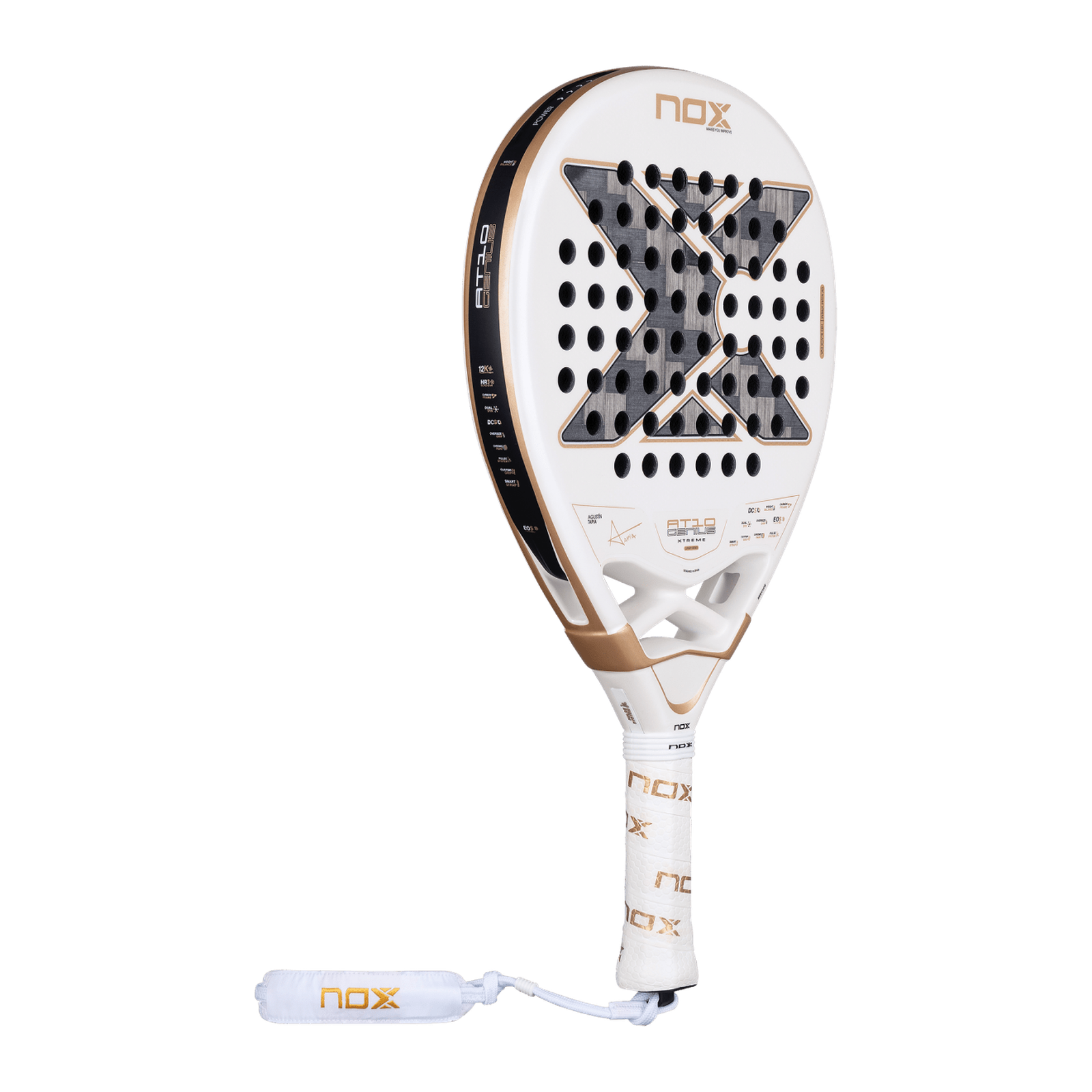 NOX AT10 Luxury Genius 12K Alum XTREME Padel Racket image 3