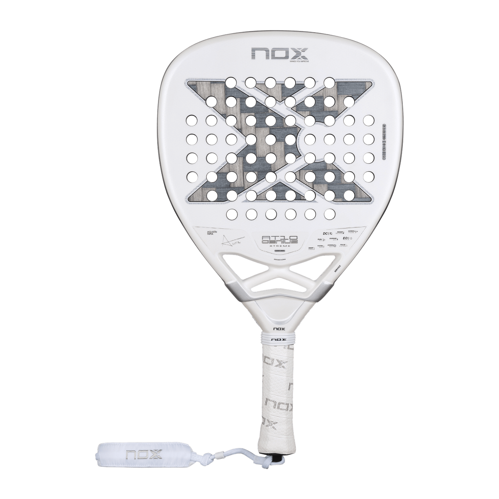 NOX AT10 Luxury Genius Attack 12K Alum XTREM Padel Racket image 1