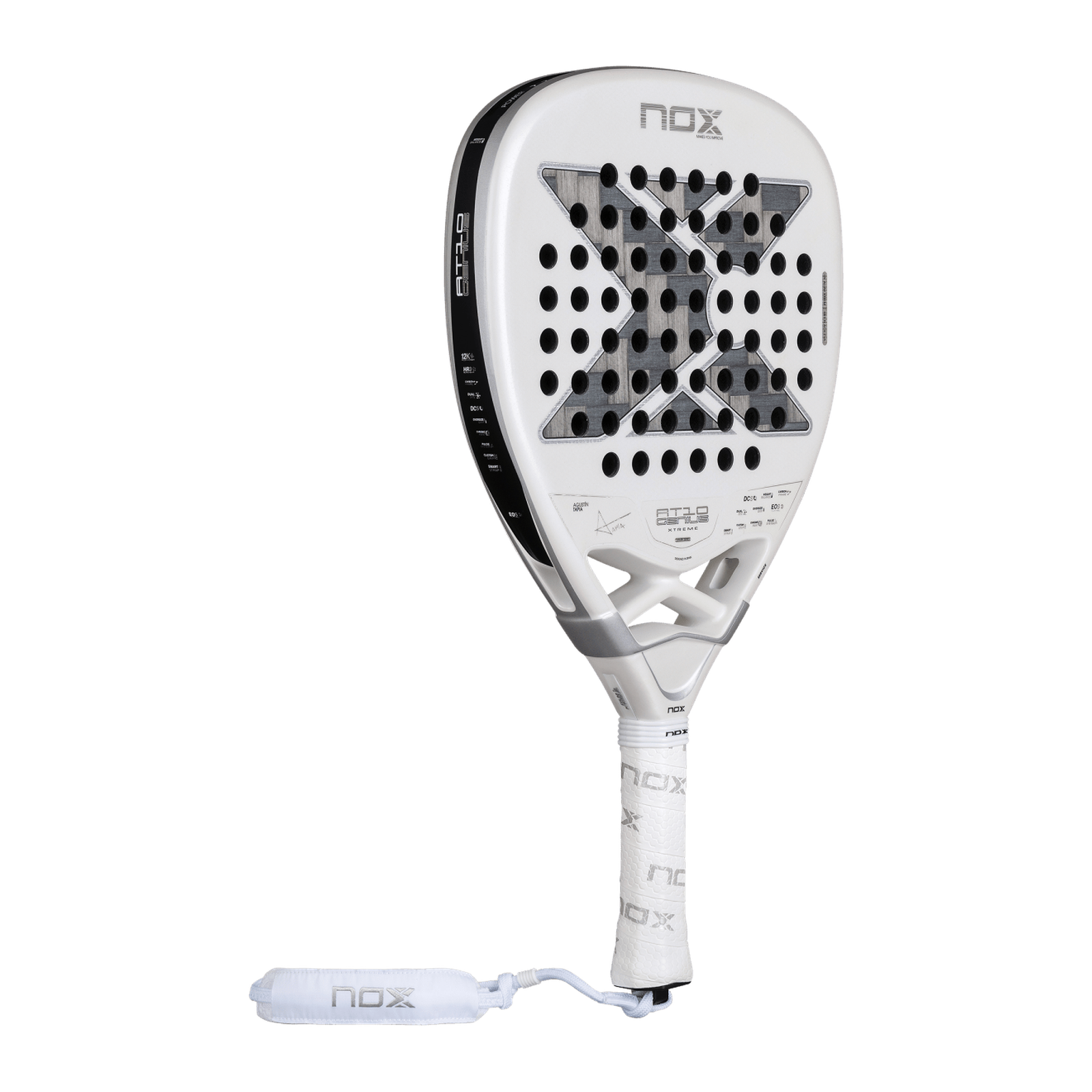 NOX AT10 Luxury Genius Attack 12K Alum XTREM Padel Racket image 3