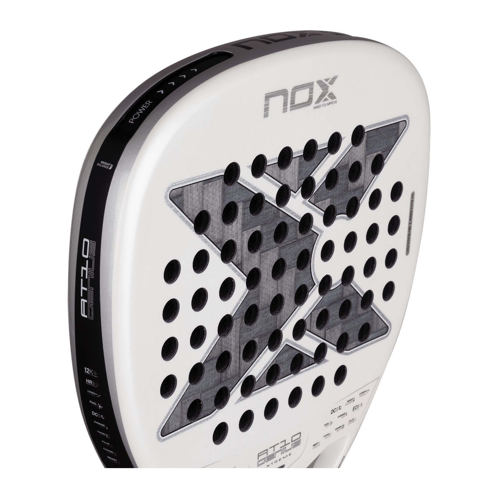 NOX AT10 Luxury Genius Attack 12K Alum XTREM Padel Racket image 6