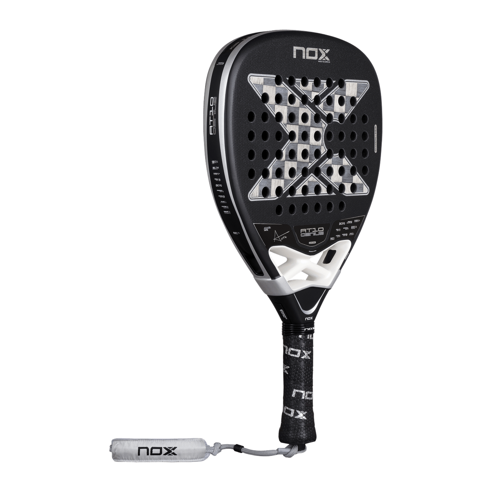 NOX AT10 Luxury Genius ATTACK 18K Alum 2026 Padel Racket image 2