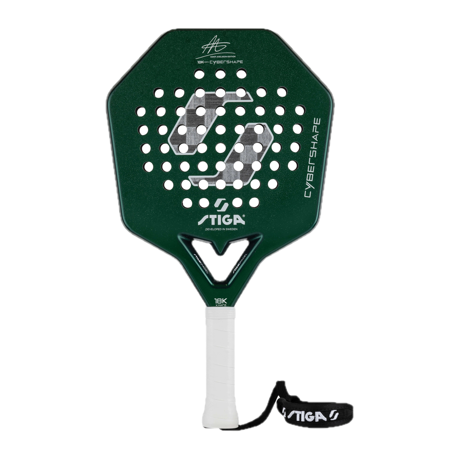 STIGA 18K X Hard Cybershape Adam Axelsson Edition Padel Racket (2026) image 1