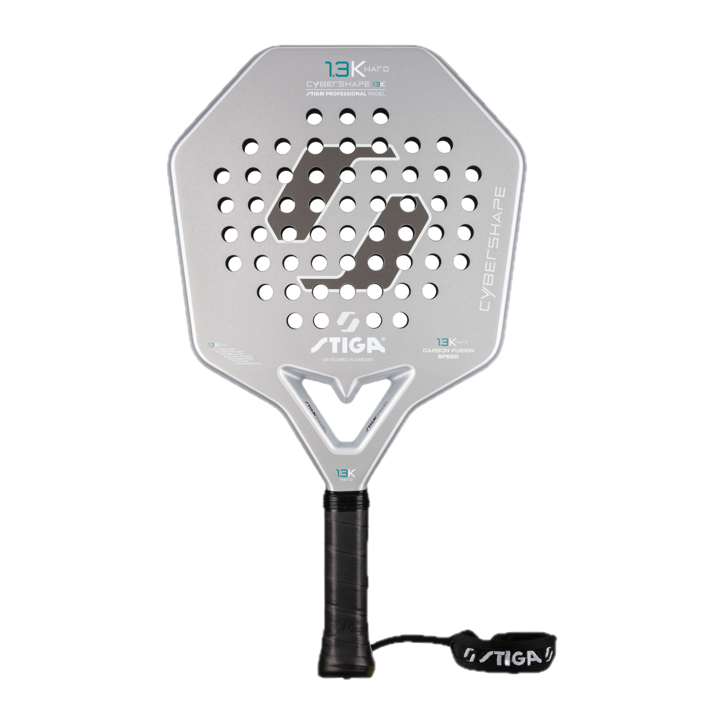 STIGA Padel Racket 1.3K Hard Cybershape (2026) image 1