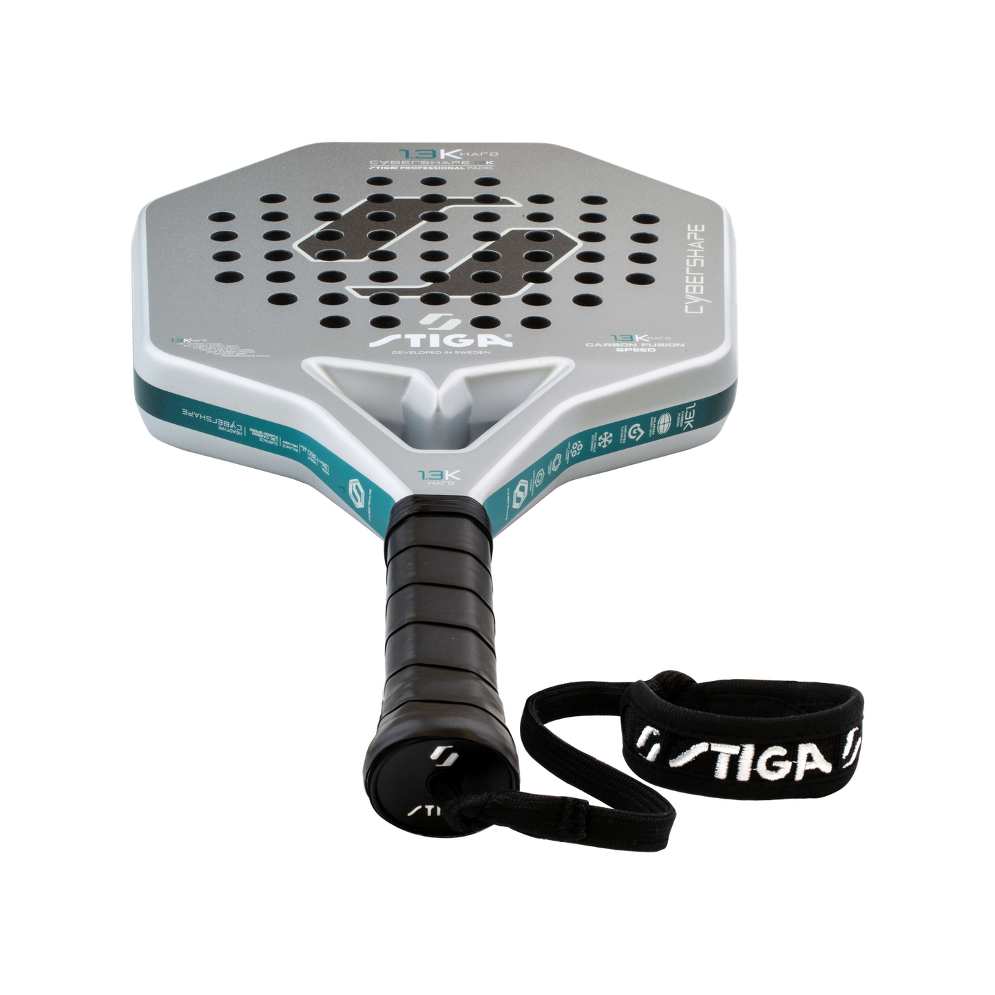 STIGA Padel Racket 1.3K Hard Cybershape (2026) image 3