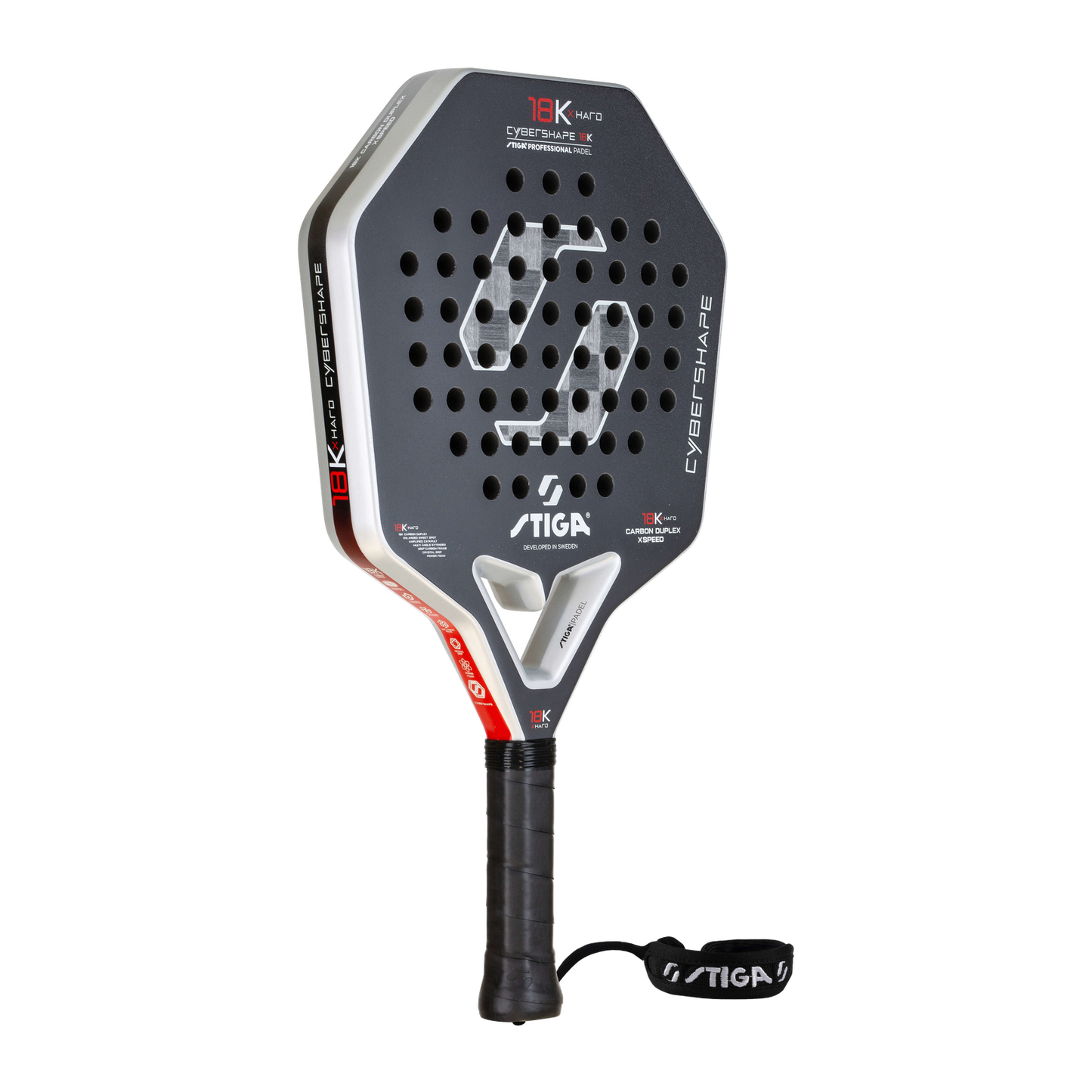 STIGA Padel racket 18K X Hard Cybershape (2026) image 2