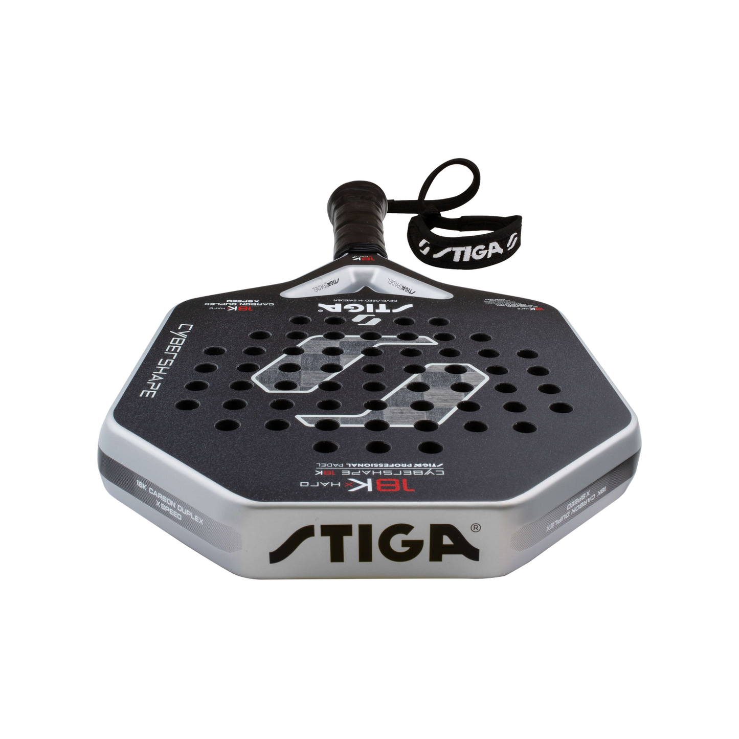 STIGA Padel racket 18K X Hard Cybershape (2026) image 4