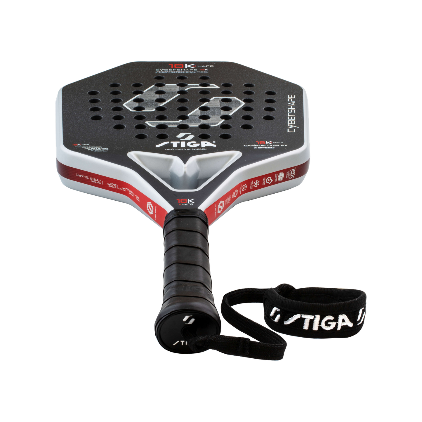 STIGA Padel racket 18K X Hard Cybershape (2026) image 3