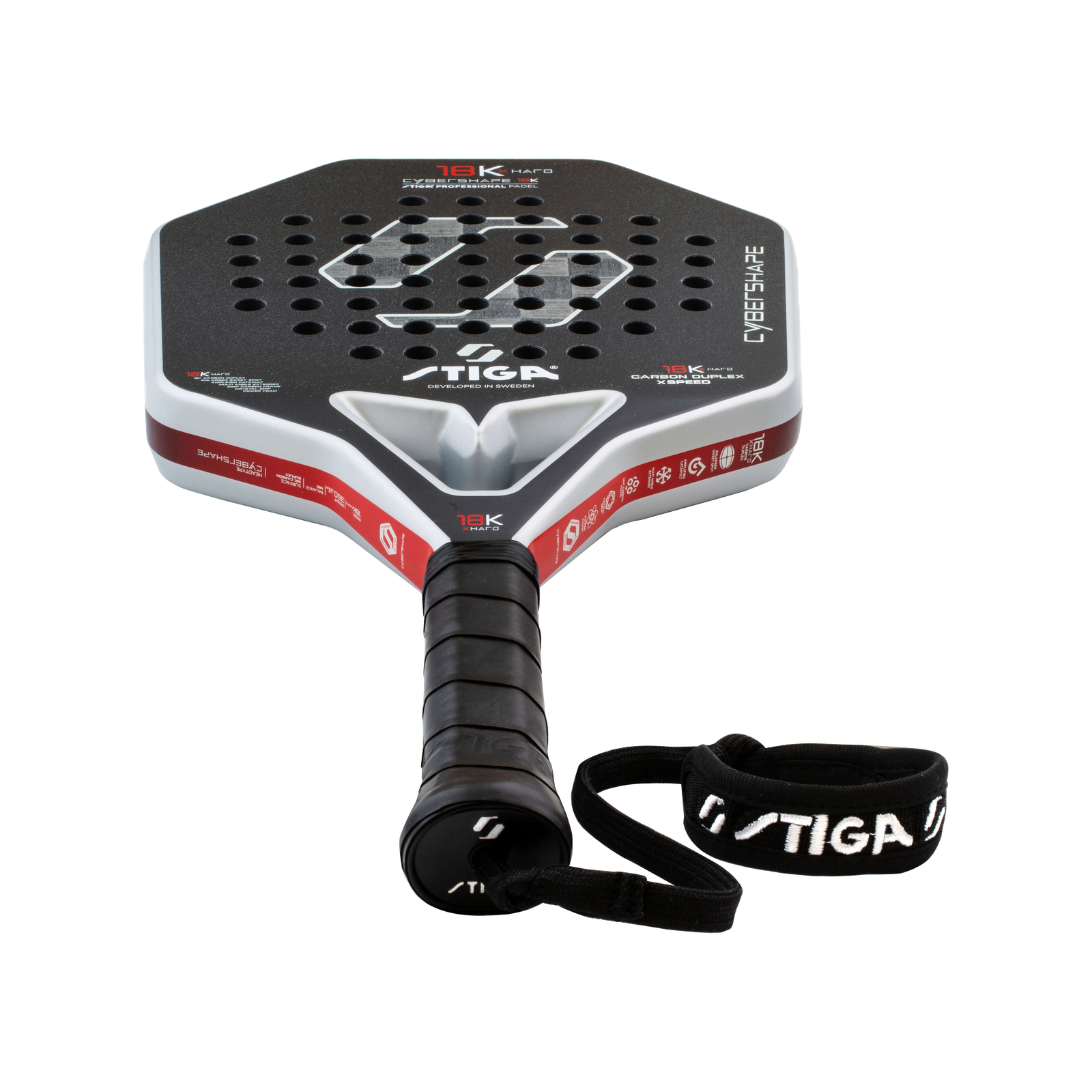 STIGA Padel racket 18K X Hard Cybershape (2026) image 3